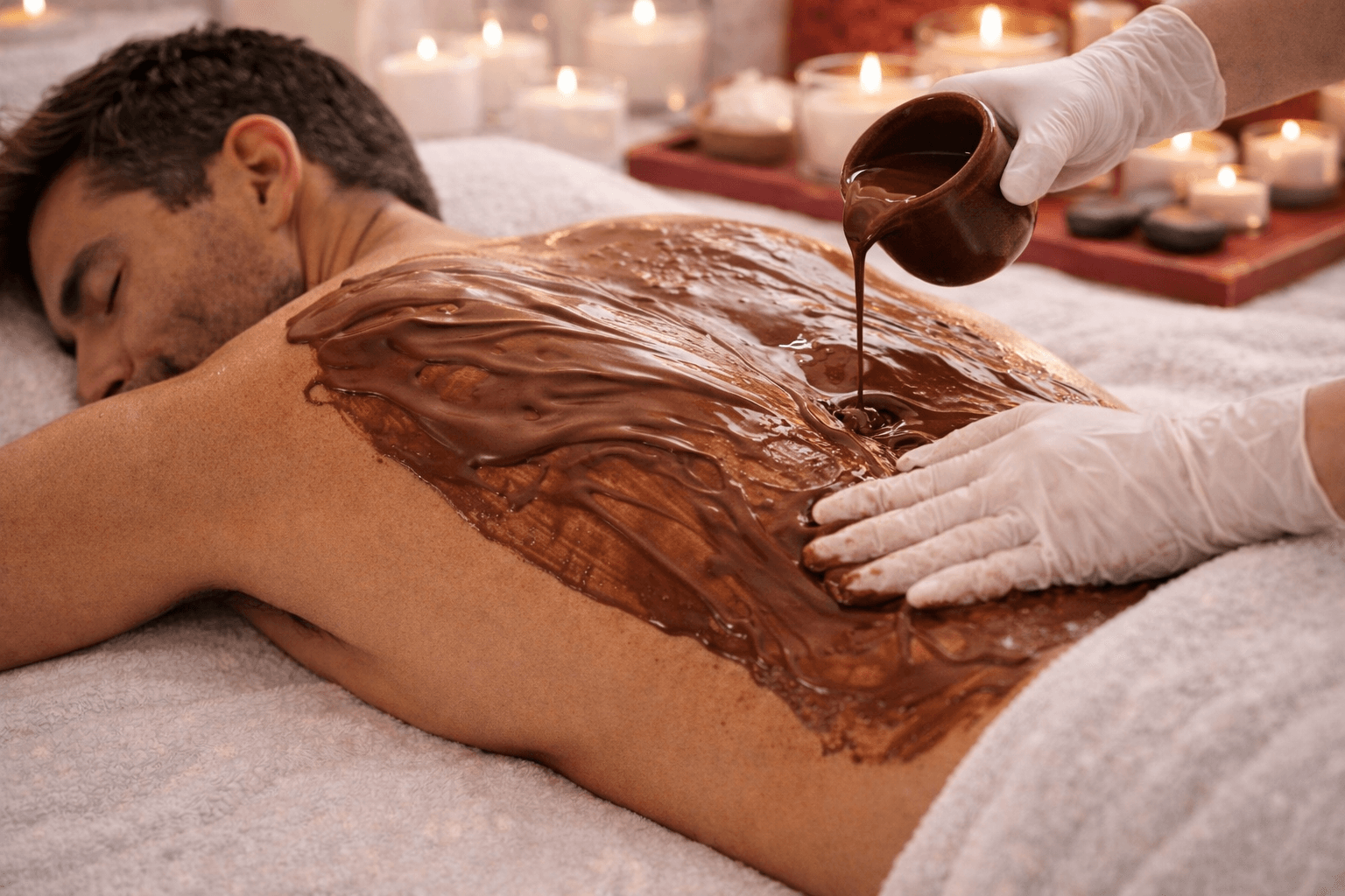 TERAPIA EXCLUSIVA MASAJE CON CHOCOLATE CALIENTE CHOCOTERAPIA  - 2